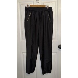 NEW J.Crew Women's Black Wool Jogger Pants Career Work Size 8T Tall Tapered Leg